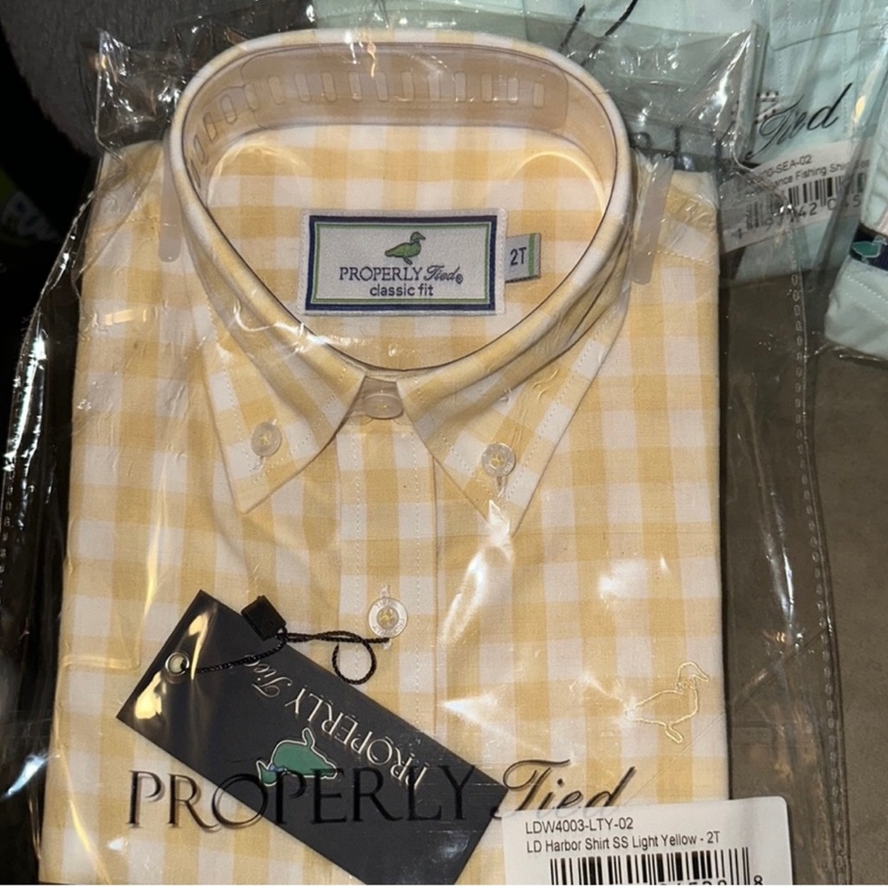 Properly Tied fishing shirt (boys)